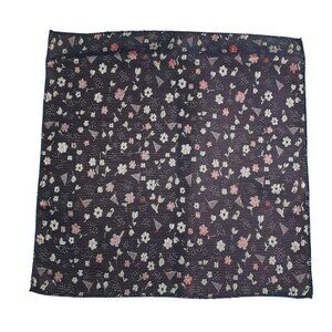 Pocket Square Silk Formal Blue Red White Floral Accessory Suit Wedding Prom Gift